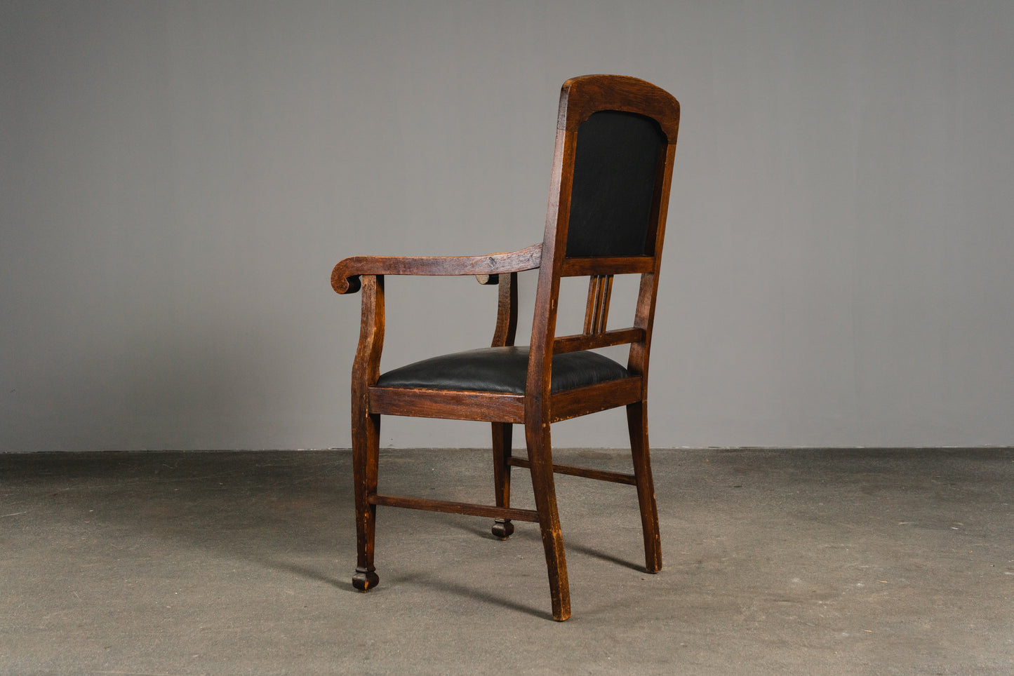 Schöner Jugendstil Armlehnenstuhl, Anfang des 20.Jahrhunderts - Schreibtischstuhl Stuhl Chair Schreibtisch Desk Alt Antik MÖBLINGER