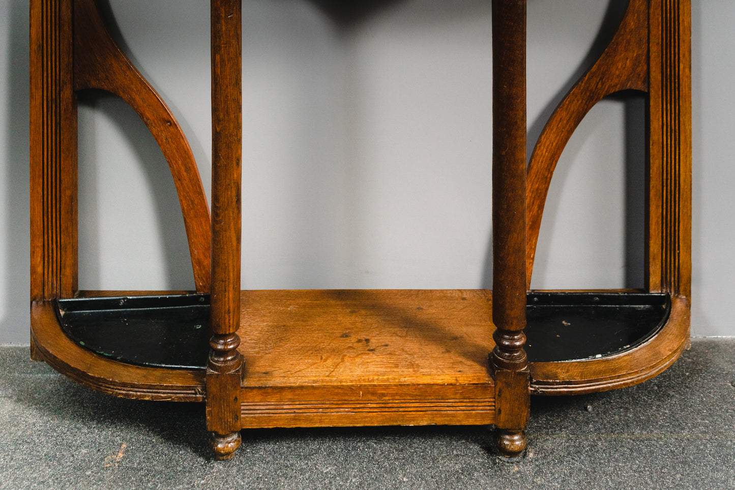 Wunderschöne Jugendstil Garderobe, Anfang des 20.Jahrhunderts - Spiegel Flur Ablage Ständer Alt Antik MÖBLINGER