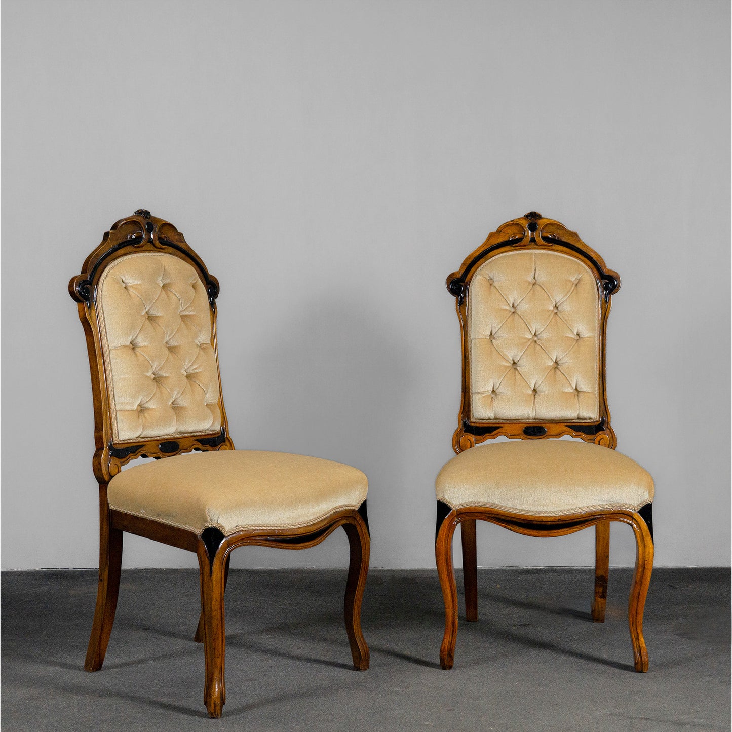 Wunderschönes Paar Stühle, 2.Hälfte des 19.Jahrhunderts - Stuhl Chair Tisch Esstisch Louis Philippe Alt Antik MÖBLINGER