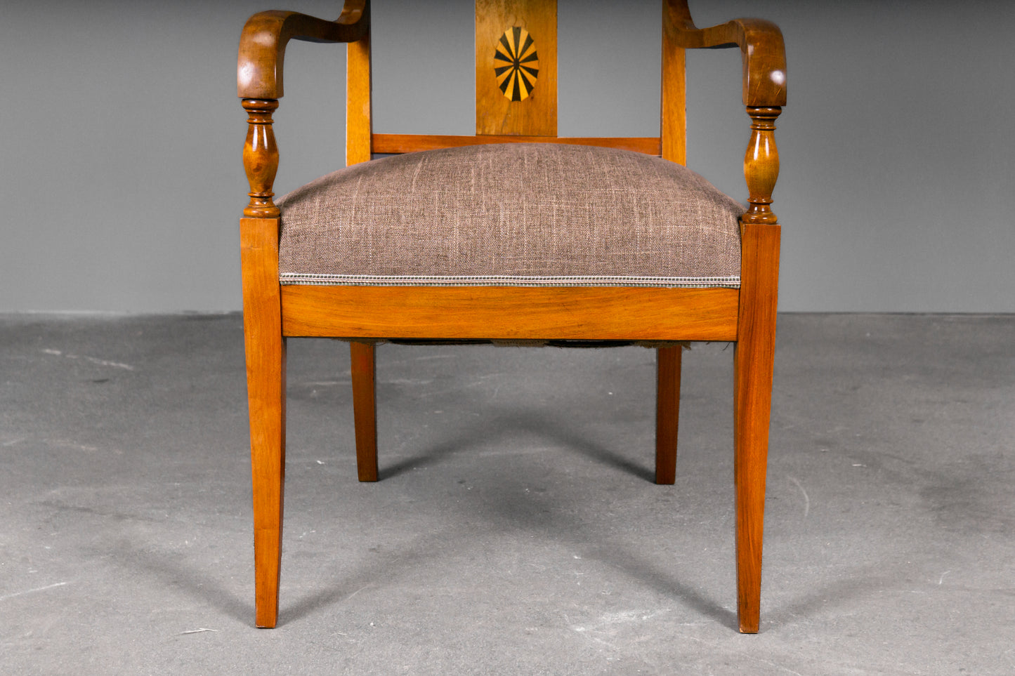 Elegante 3er Set Stühle im Biedermeier Stil, 1.Hälfte des 20.Jahrhunderts - Stuhl Chair Armchair Armlehnenstuhl Tisch Alt MÖBLINGER