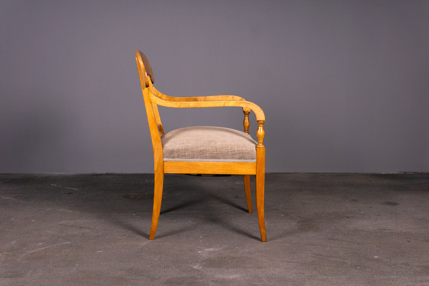 Elegante 3er Set Stühle im Biedermeier Stil, 1.Hälfte des 20.Jahrhunderts - Stuhl Chair Armchair Armlehnenstuhl Tisch Alt MÖBLINGER