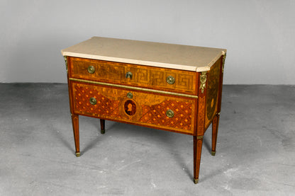 Wunderschöne Kommode im Louis XVI Stil, 2.Hälfte des 20.Jahrhunderts - Schrank Anrichte Regal Sideboard Vintage Alt MÖBLINGER