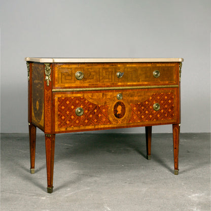 Wunderschöne Kommode im Louis XVI Stil, 2.Hälfte des 20.Jahrhunderts - Schrank Anrichte Regal Sideboard Vintage Alt MÖBLINGER