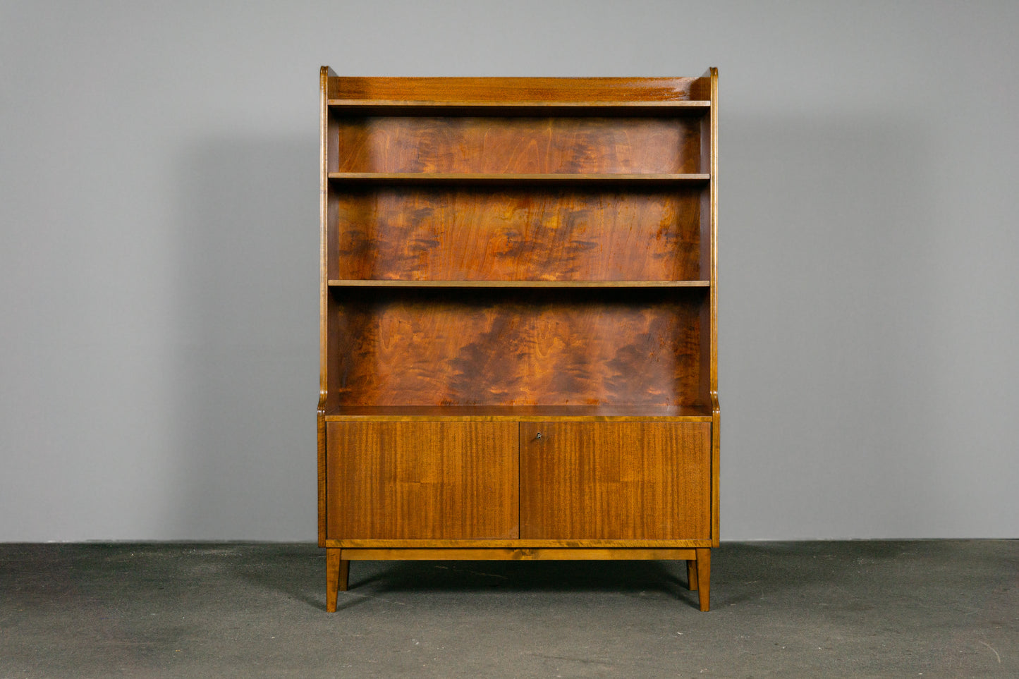 Praktisches Mid-Century Bücherregal, 1950er/1960er Jahre - Regal Bücherschrank Kommode Schrank Alt Vintage MÖBLINGER