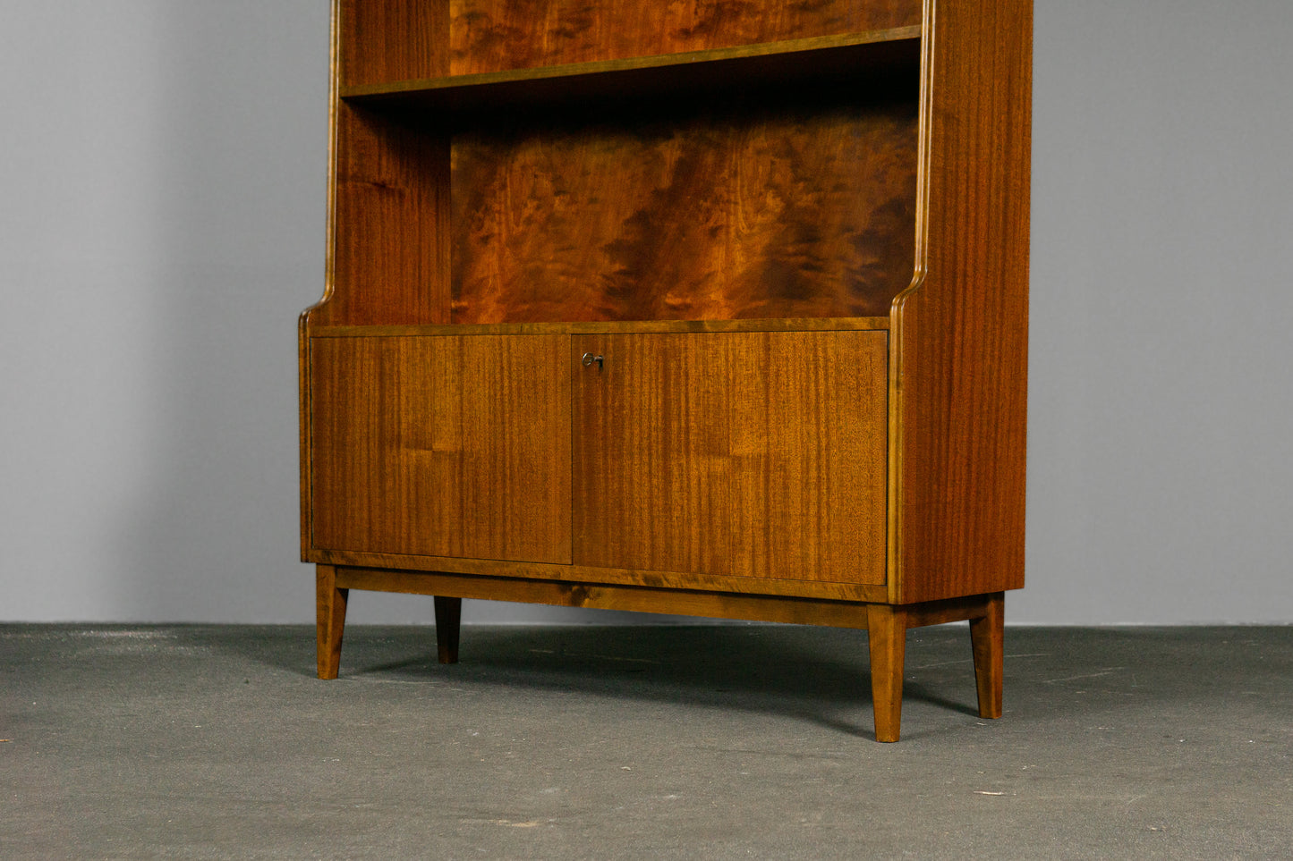 Praktisches Mid-Century Bücherregal, 1950er/1960er Jahre - Regal Bücherschrank Kommode Schrank Alt Vintage MÖBLINGER