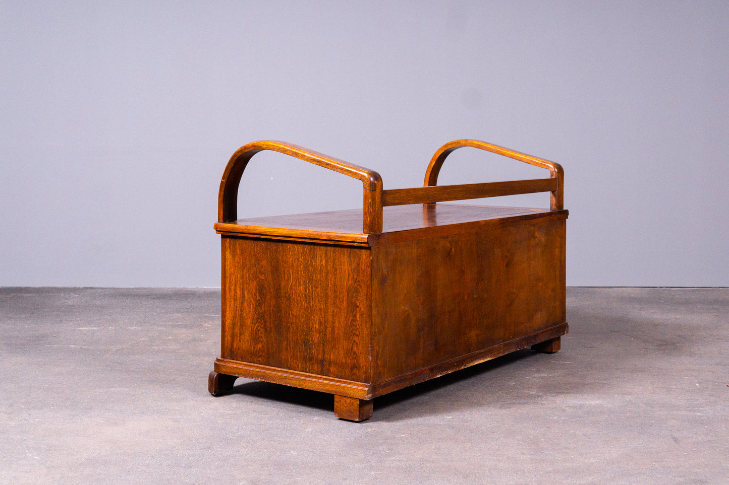 Seltene Art Déco Truhenbank