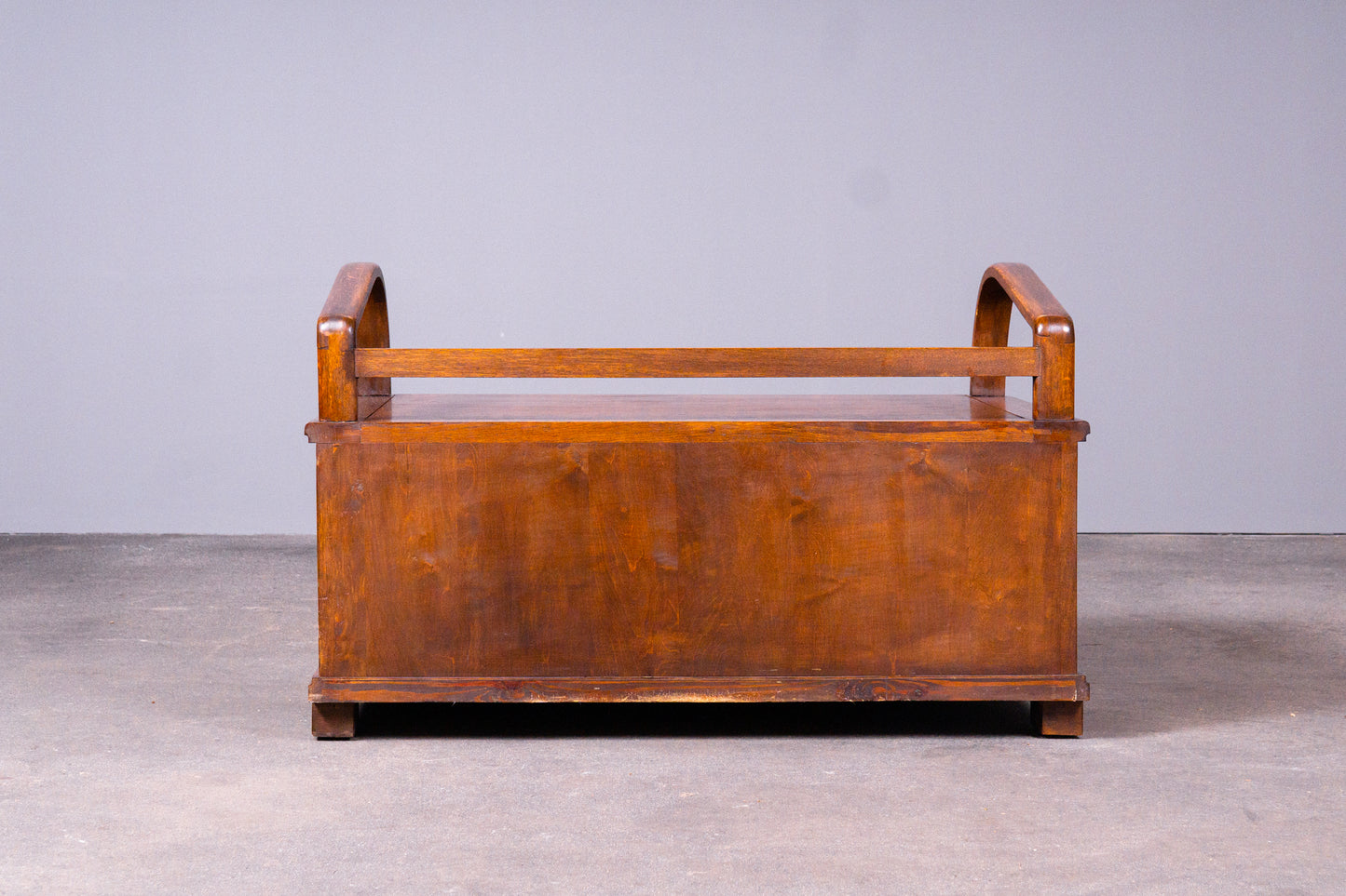 Seltene Art Déco Truhenbank