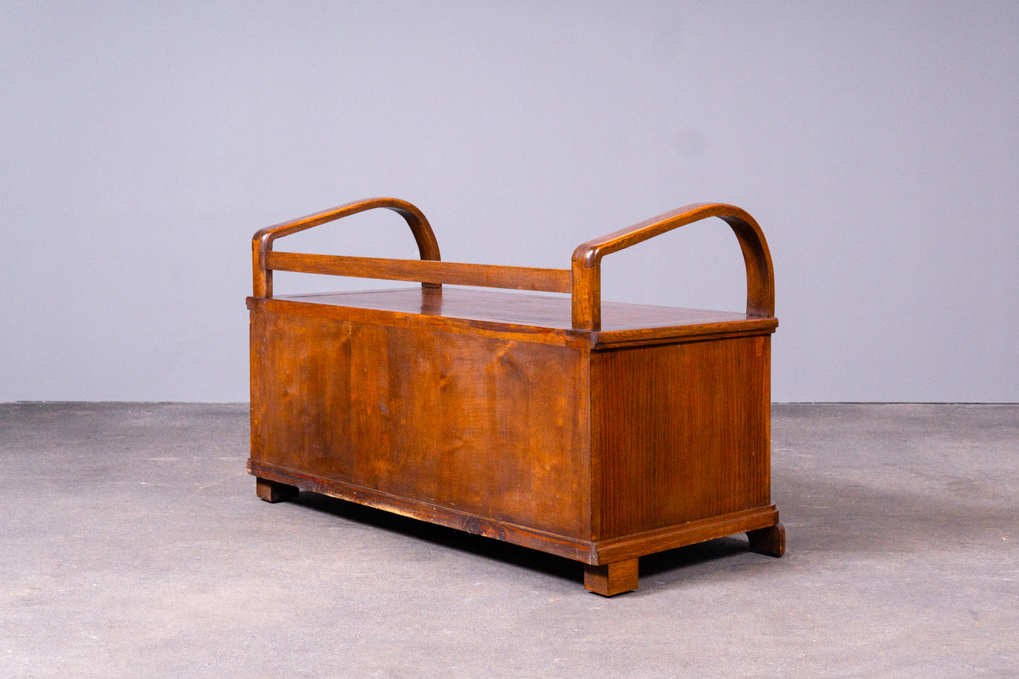 Seltene Art Déco Truhenbank