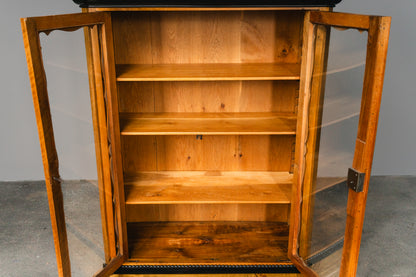 Elegante kleine Vintage Biedermeier Vitrine, zweite Hälfte des 19.Jahrhunderts - Schrank Regal Kommode Bücherschrank Antik Alt MÖBLINGER