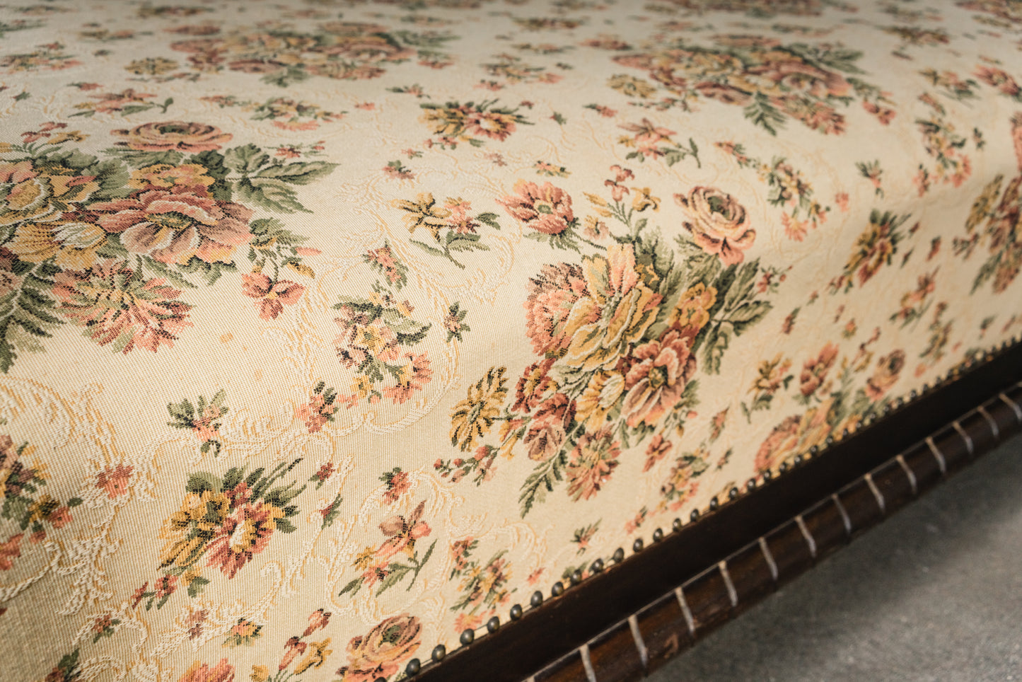 Seltene Neorenaissance Chaiselongue, erste Hälfte des 20.Jahrhunderts - Bett Vintage Alt Sofa Daybed MÖBLINGER