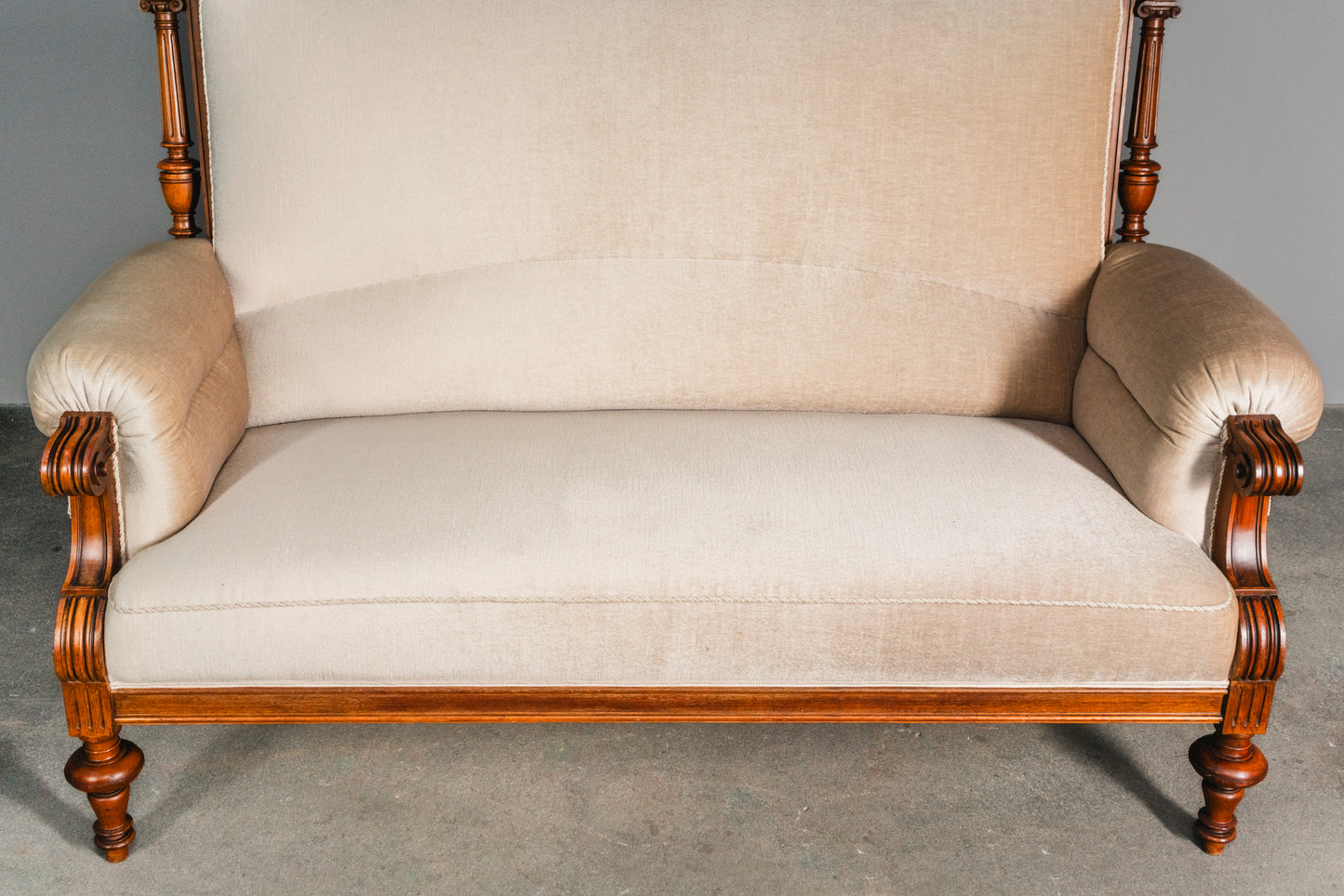 Klassisches gemütliches Gründerzeit Sofa, zweite Hälfte des 19.Jahrhunderts - Antik Couch Sessel Alt MÖBLINGER