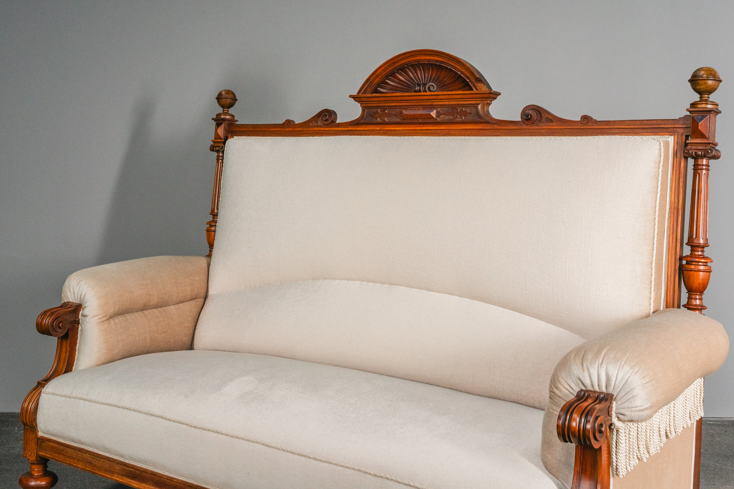 Klassisches gemütliches Gründerzeit Sofa, zweite Hälfte des 19.Jahrhunderts - Antik Couch Sessel Alt MÖBLINGER