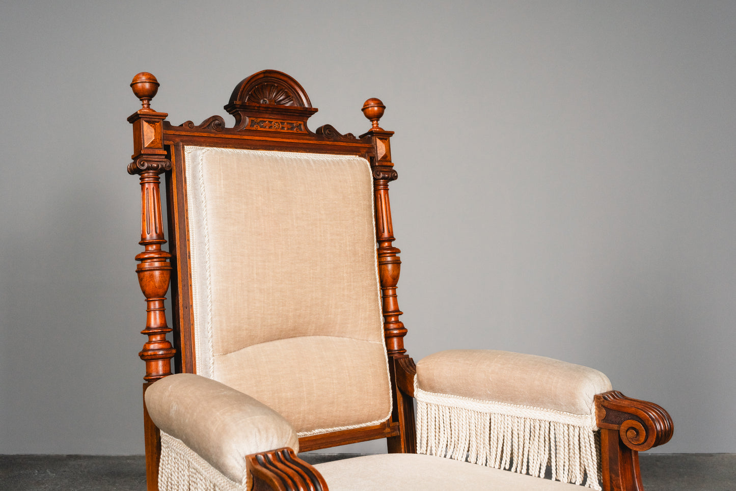 Klassisches Paar Gründerzeit Sessel, zweite Hälfte des 19.Jahrhunderts - Sofa Stuhl Armlehnensessel Armchair Antik Alt MÖBLINGER