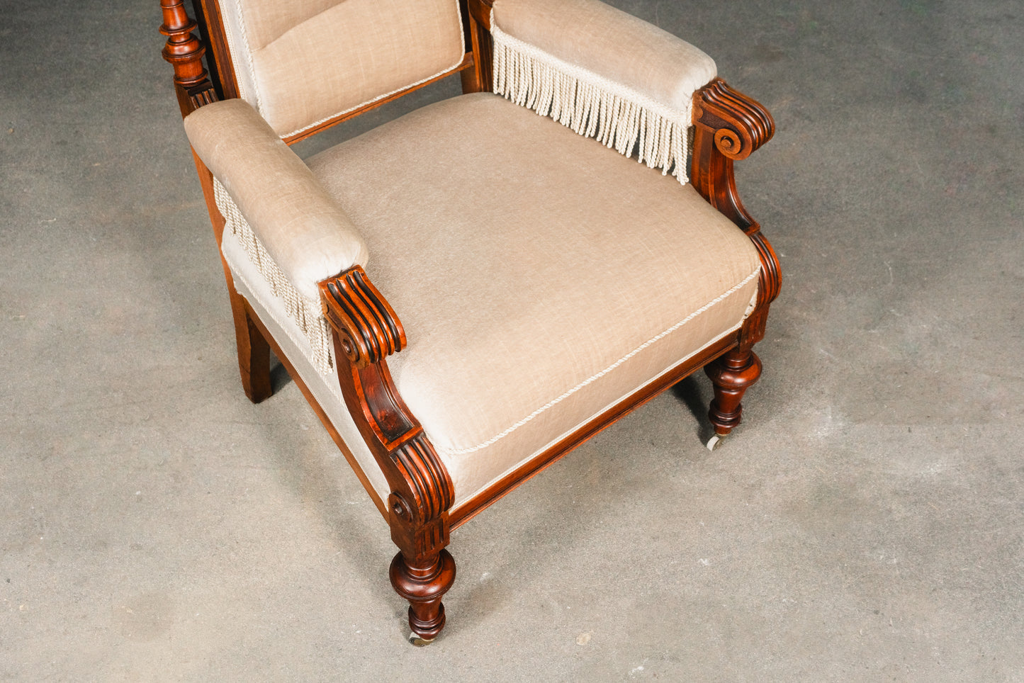 Klassisches Paar Gründerzeit Sessel, zweite Hälfte des 19.Jahrhunderts - Sofa Stuhl Armlehnensessel Armchair Antik Alt MÖBLINGER