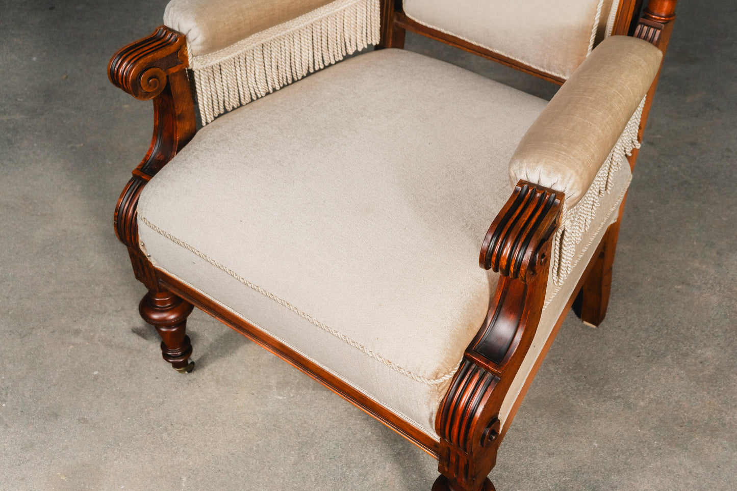 Klassisches Paar Gründerzeit Sessel, zweite Hälfte des 19.Jahrhunderts - Sofa Stuhl Armlehnensessel Armchair Antik Alt MÖBLINGER