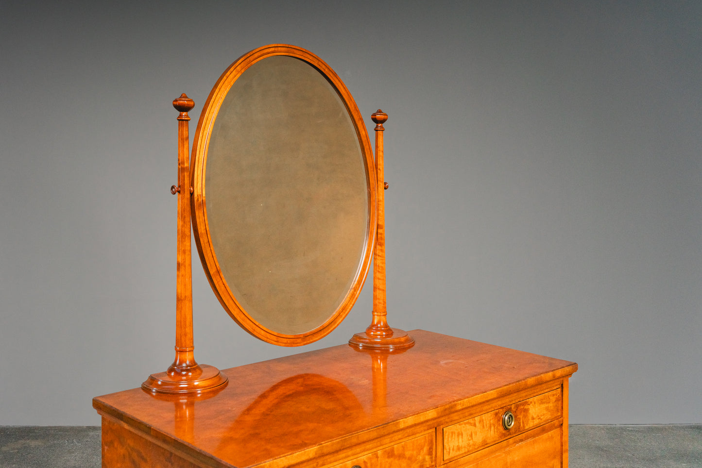 Wunderschöne Jugendstil Kommode mit Spiegel, Anfang des 20.Jahrhunderts - Schrank Schminkkommode Regal Bad Alt Antik MÖBLINGER