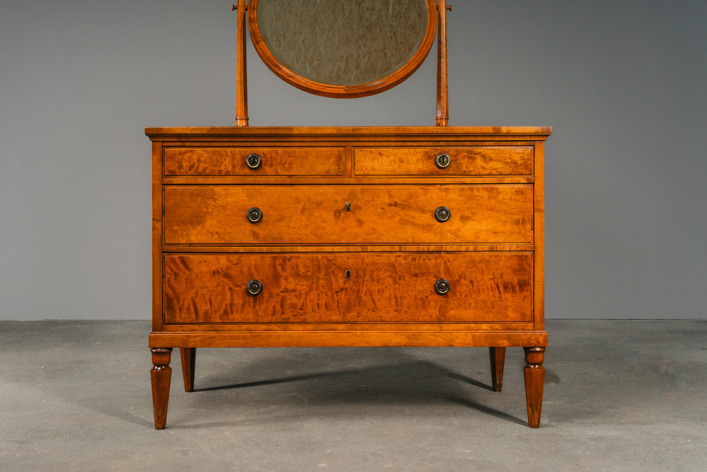 Wunderschöne Jugendstil Kommode mit Spiegel, Anfang des 20.Jahrhunderts - Schrank Schminkkommode Regal Bad Alt Antik MÖBLINGER