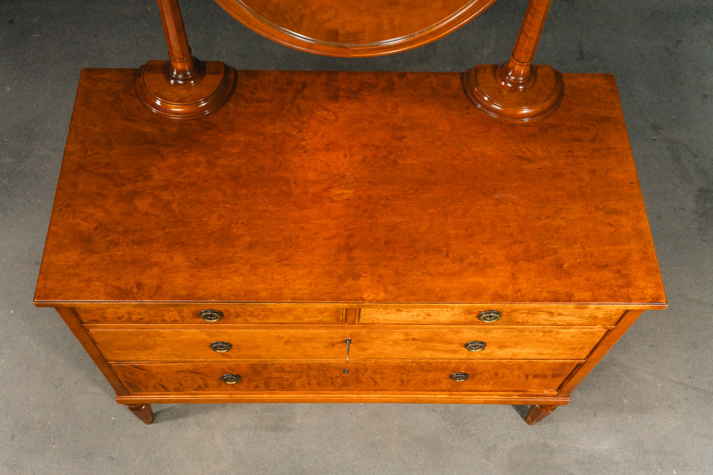 Wunderschöne Jugendstil Kommode mit Spiegel, Anfang des 20.Jahrhunderts - Schrank Schminkkommode Regal Bad Alt Antik MÖBLINGER