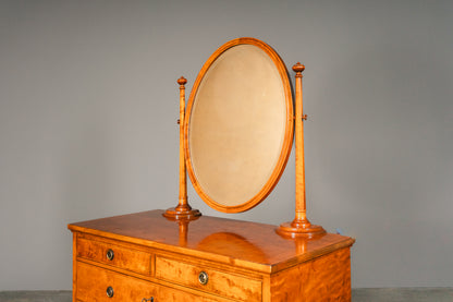 Wunderschöne Jugendstil Kommode mit Spiegel, Anfang des 20.Jahrhunderts - Schrank Schminkkommode Regal Bad Alt Antik MÖBLINGER