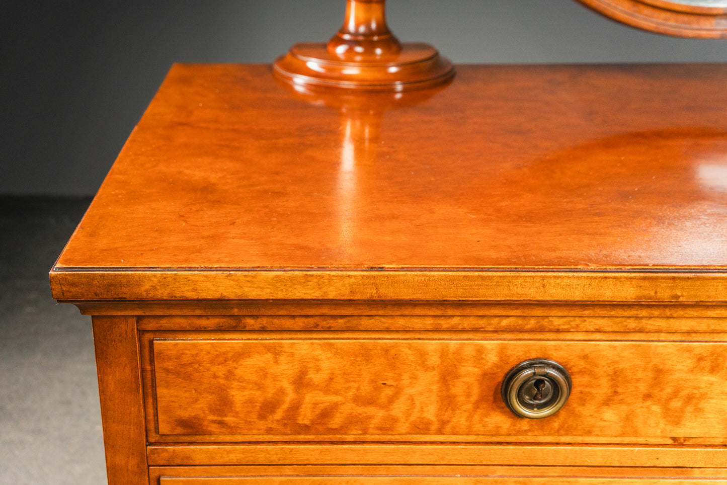 Wunderschöne Jugendstil Kommode mit Spiegel, Anfang des 20.Jahrhunderts - Schrank Schminkkommode Regal Bad Alt Antik MÖBLINGER