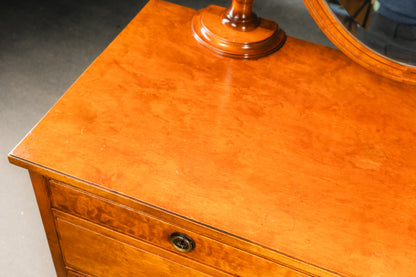 Wunderschöne Jugendstil Kommode mit Spiegel, Anfang des 20.Jahrhunderts - Schrank Schminkkommode Regal Bad Alt Antik MÖBLINGER