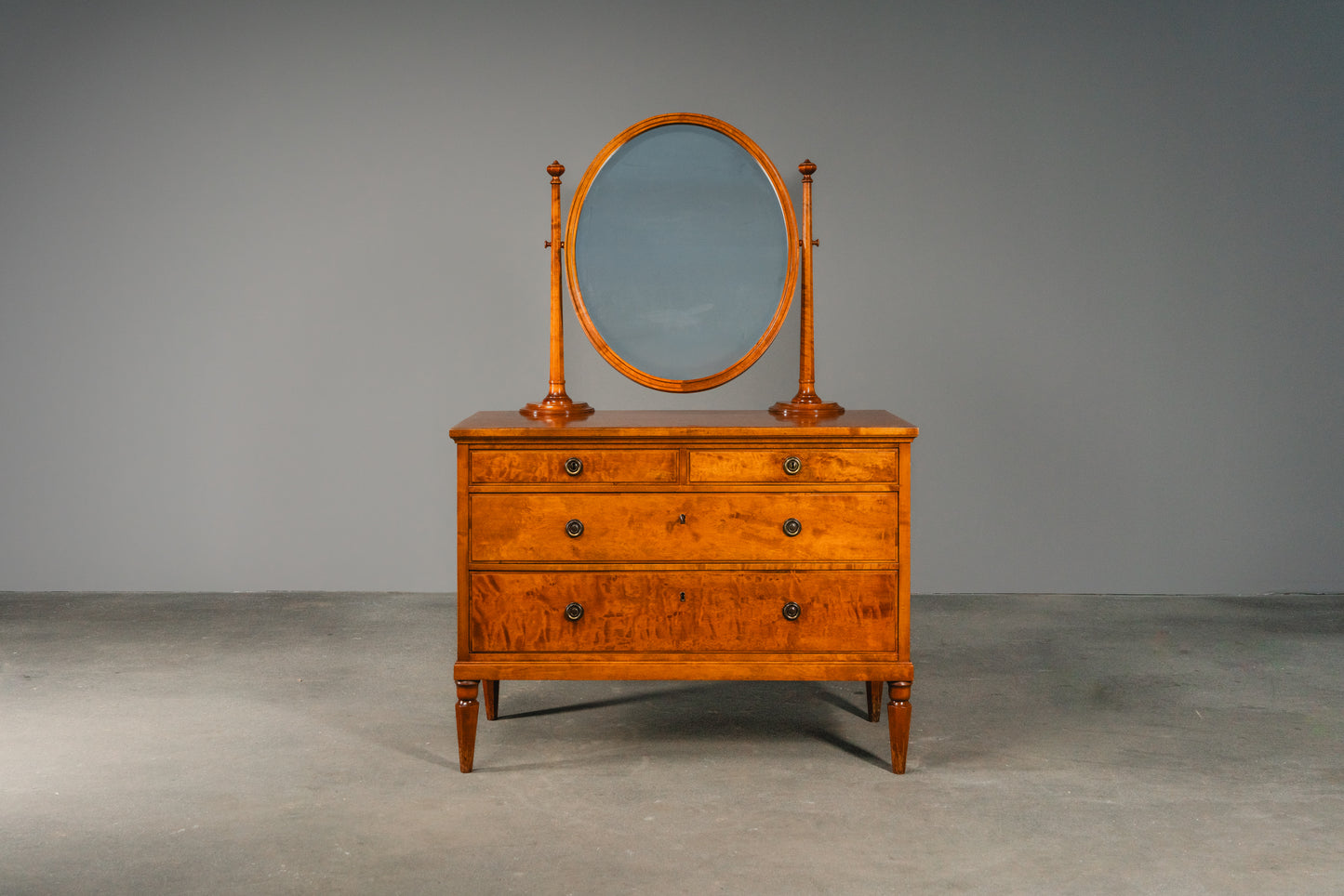 Wunderschöne Jugendstil Kommode mit Spiegel, Anfang des 20.Jahrhunderts - Schrank Schminkkommode Regal Bad Alt Antik MÖBLINGER