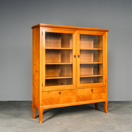 Eleganter Jugendstil Bücherschrank, Anfang des 20.Jahrhunderts - Schrank Vitrine Kommode Regal Alt Antik MÖBLINGER