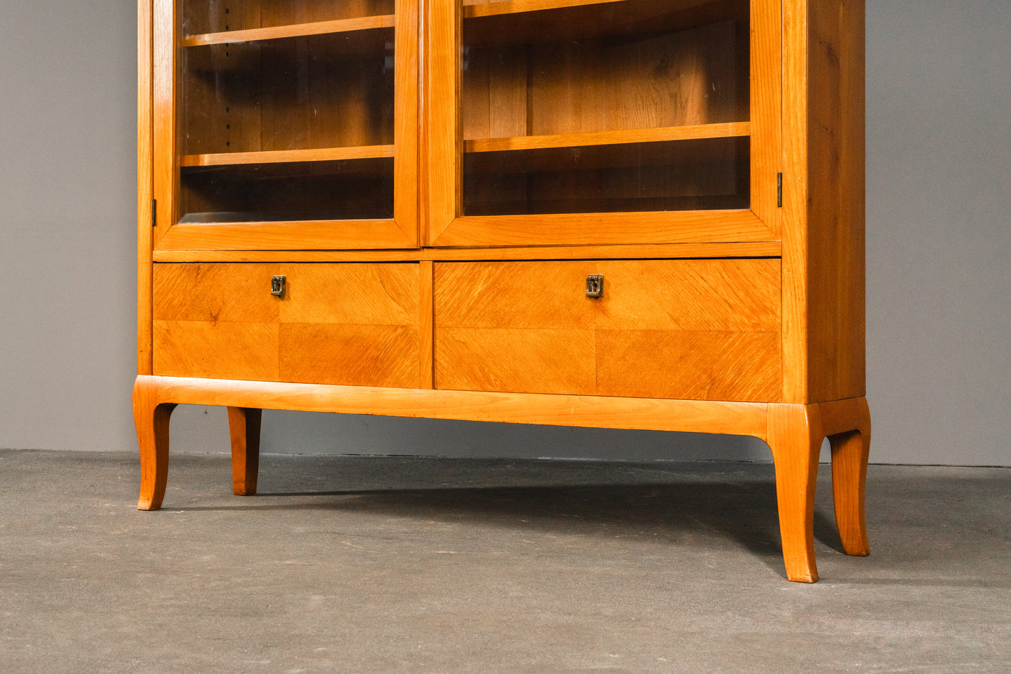 Eleganter Jugendstil Bücherschrank, Anfang des 20.Jahrhunderts - Schrank Vitrine Kommode Regal Alt Antik MÖBLINGER