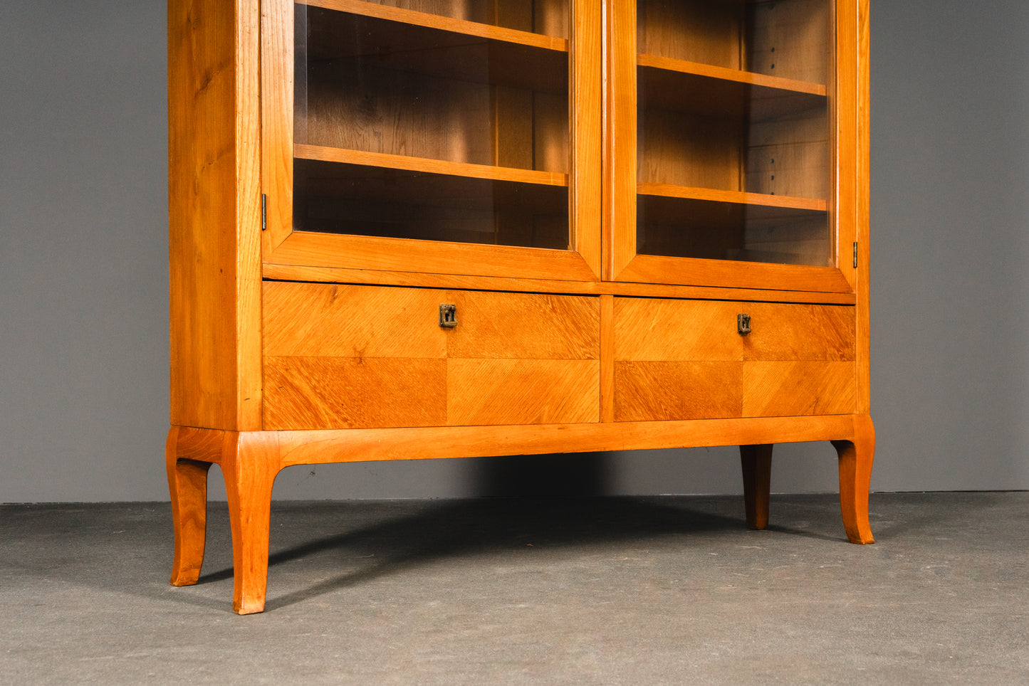 Eleganter Jugendstil Bücherschrank, Anfang des 20.Jahrhunderts - Schrank Vitrine Kommode Regal Alt Antik MÖBLINGER