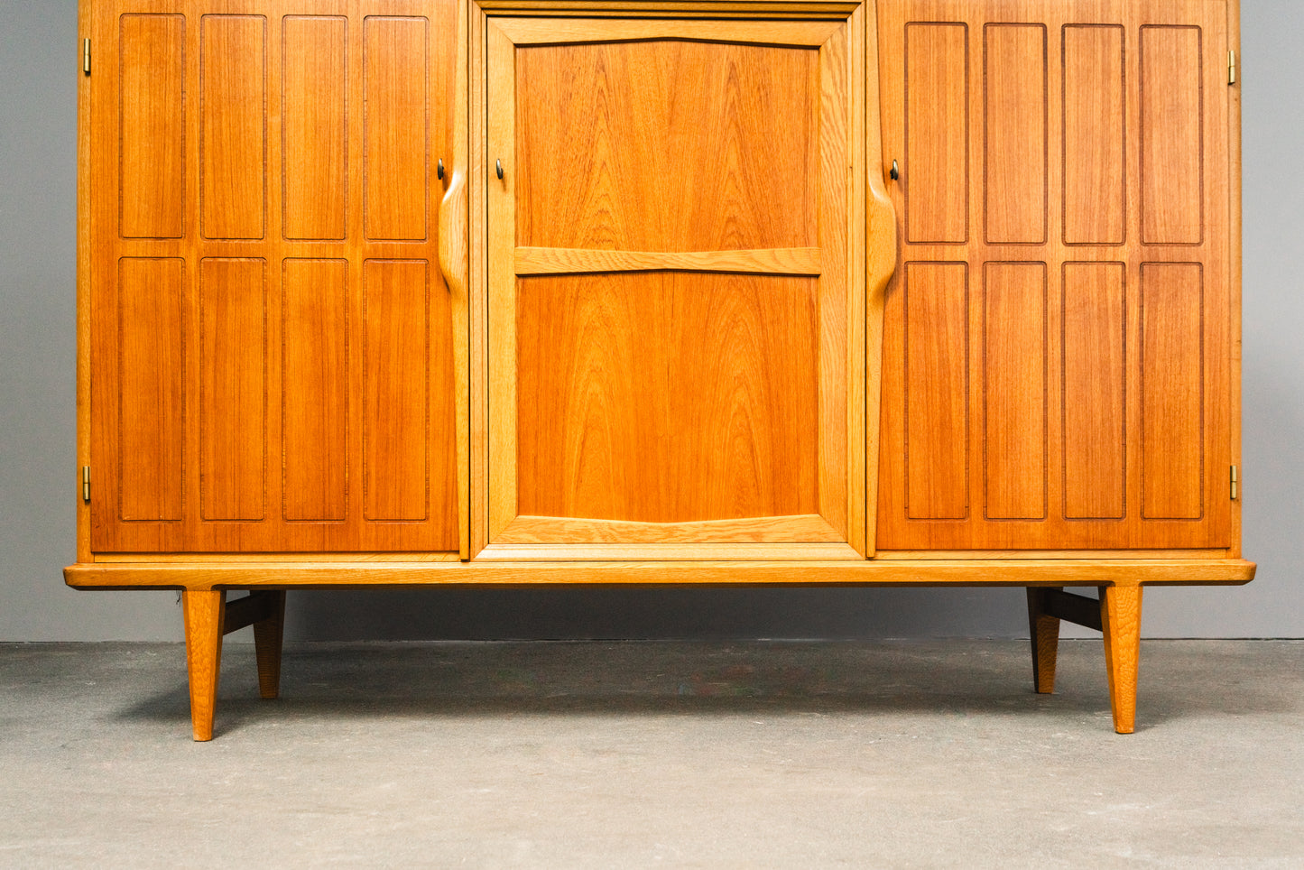 Wunderschönes Mid-Century Sideboard, Mitte des 20.Jahrhunderts -  Highboard Schrank Kommode Regal Alt Vintage MÖBLINGER