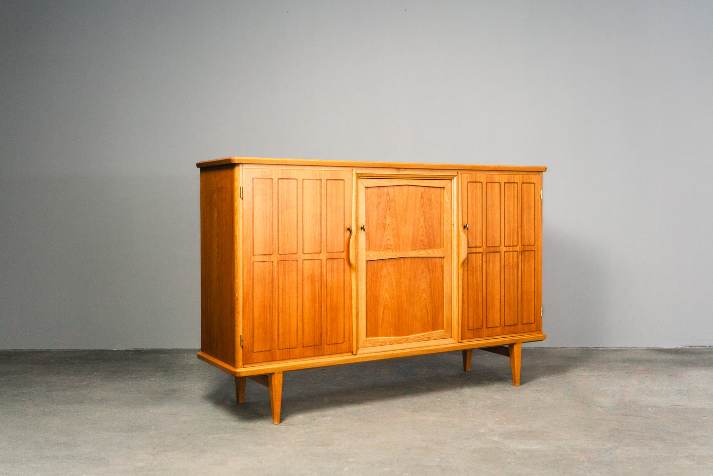 Wunderschönes Mid-Century Sideboard, Mitte des 20.Jahrhunderts -  Highboard Schrank Kommode Regal Alt Vintage MÖBLINGER