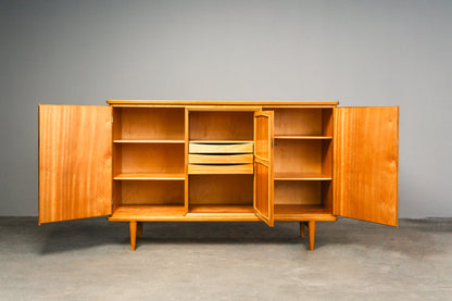 Wunderschönes Mid-Century Sideboard, Mitte des 20.Jahrhunderts -  Highboard Schrank Kommode Regal Alt Vintage MÖBLINGER