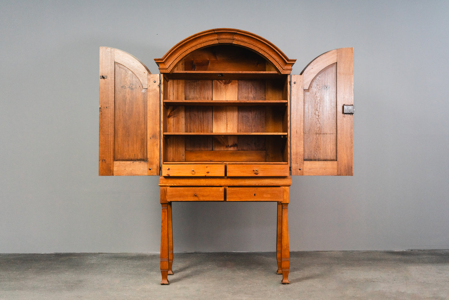 Seltener Geschirrschrank, 18.Jahrhundert / Anfang des 20.Jahrhunderts - Küche Buffetschrank Anrichte Schrank Kommode Regal Alt Antik MÖBLINGER