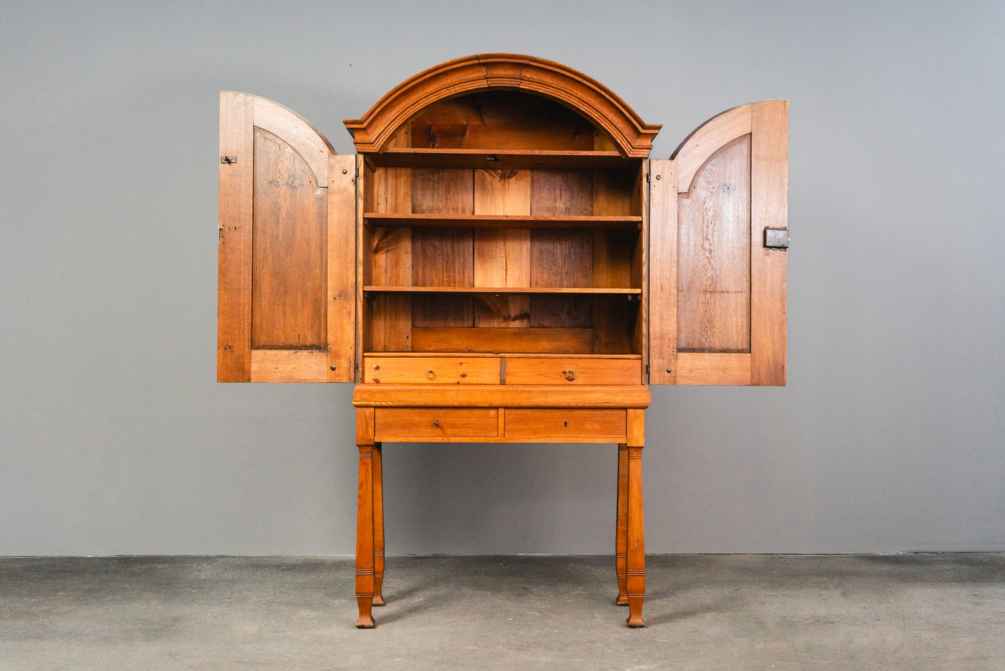 Seltener Geschirrschrank, 18.Jahrhundert / Anfang des 20.Jahrhunderts - Küche Buffetschrank Anrichte Schrank Kommode Regal Alt Antik MÖBLINGER