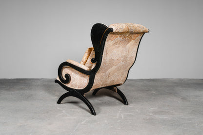 Schöner Biedermeier Ohrensessel