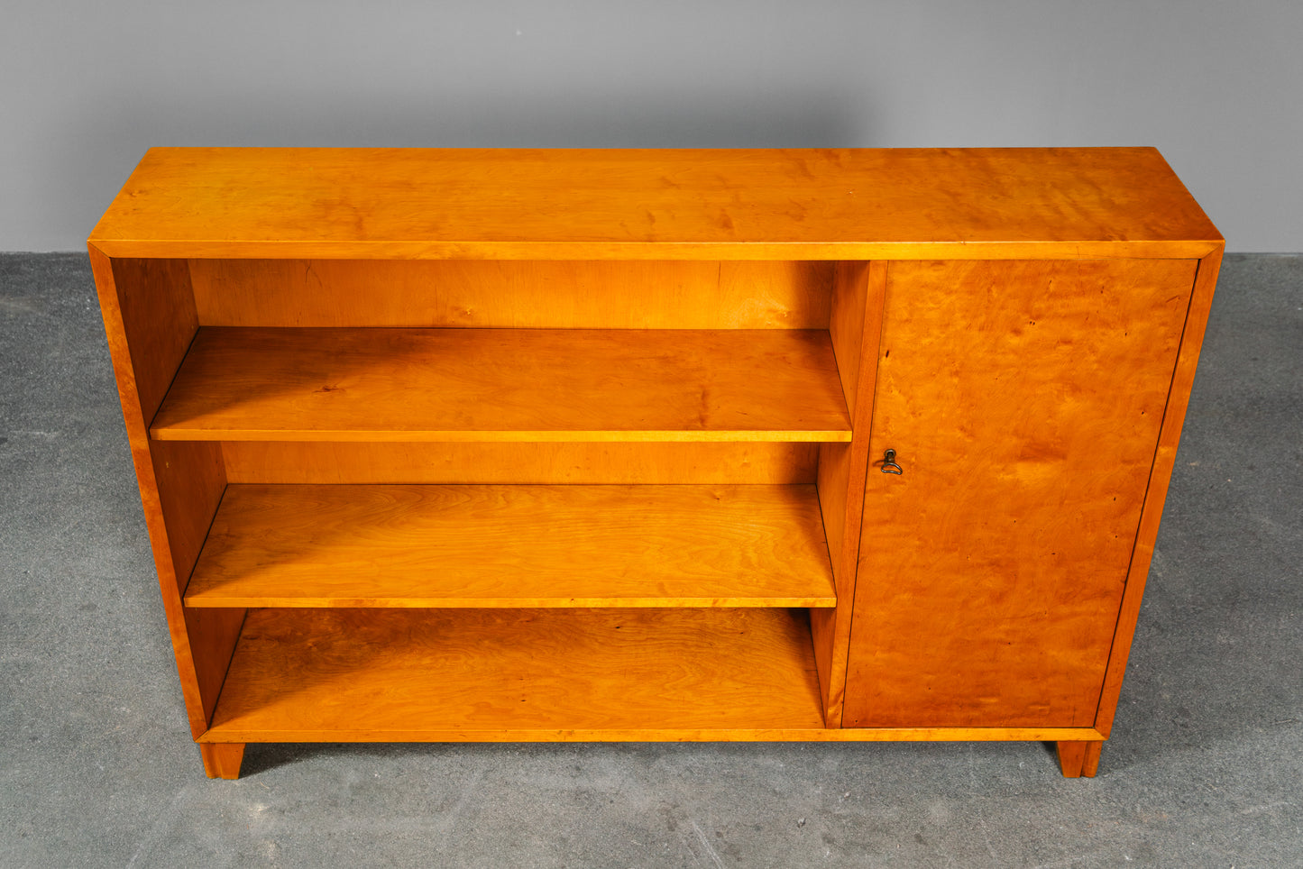 Stilvolles Mid-Century Bücherregal