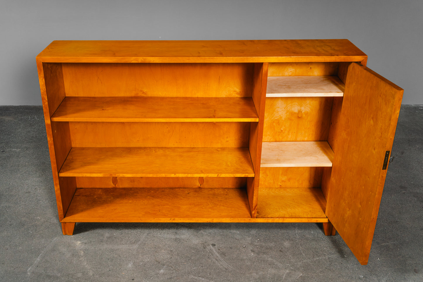 Stilvolles Mid-Century Bücherregal