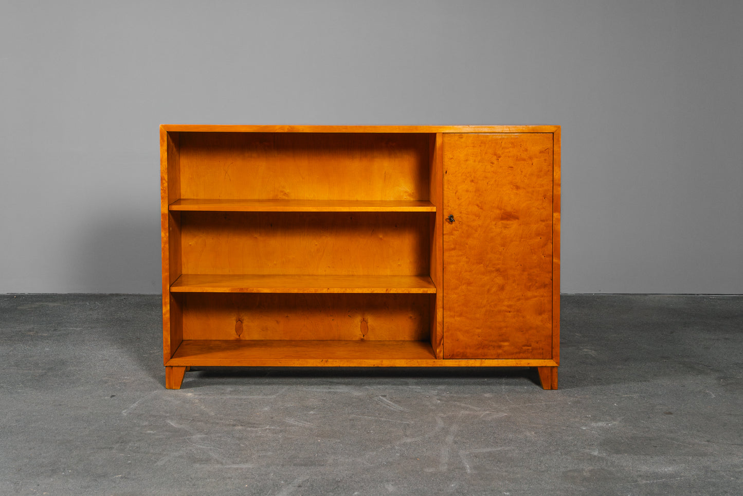 Stilvolles Mid-Century Bücherregal