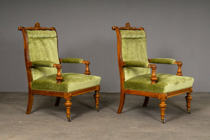 Elegantes Paar Gründerzeit Sessel