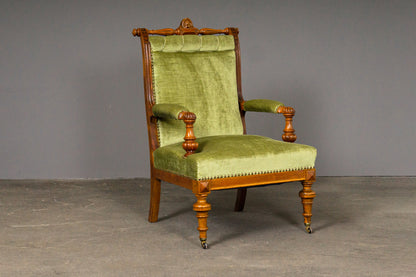 Elegantes Paar Gründerzeit Sessel