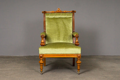 Elegantes Paar Gründerzeit Sessel