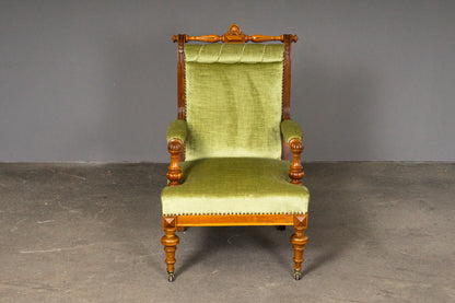 Elegantes Paar Gründerzeit Sessel