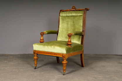 Elegantes Paar Gründerzeit Sessel