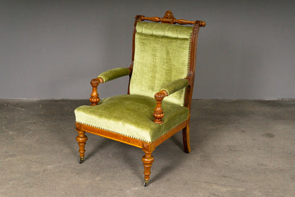 Elegantes Paar Gründerzeit Sessel