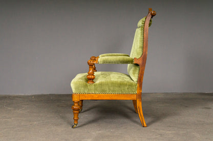 Elegantes Paar Gründerzeit Sessel