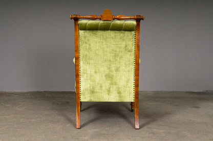 Elegantes Paar Gründerzeit Sessel