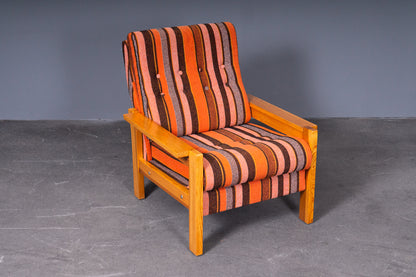 Schönes Vintage Sofa mit zwei Sesseln