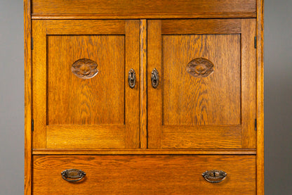 Außergewöhnliche Jugendstil Hochkommode