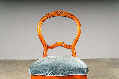 Schönes 4er Set Stühle im Biedermeier Stil