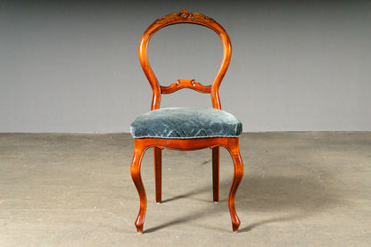 Schönes 4er Set Stühle im Biedermeier Stil